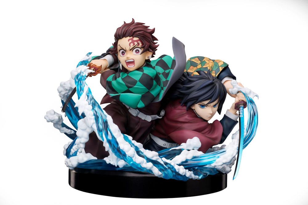 Demon Slayer: Kimetsu no Yaiba PVC Statue Tanjiro & Giyuu 13 cm Prizefiguren Yokina