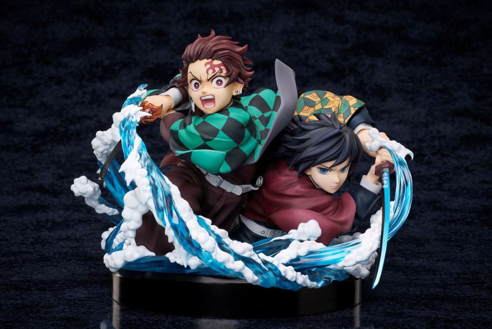 Demon Slayer: Kimetsu no Yaiba PVC Statue Tanjiro & Giyuu 13 cm Prizefiguren Yokina