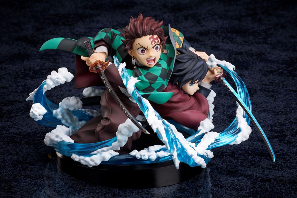 Demon Slayer: Kimetsu no Yaiba PVC Statue Tanjiro & Giyuu 13 cm Prizefiguren Yokina