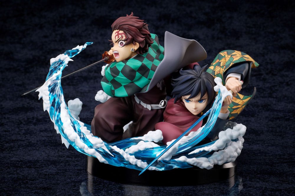 Demon Slayer: Kimetsu no Yaiba PVC Statue Tanjiro & Giyuu 13 cm Prizefiguren Yokina