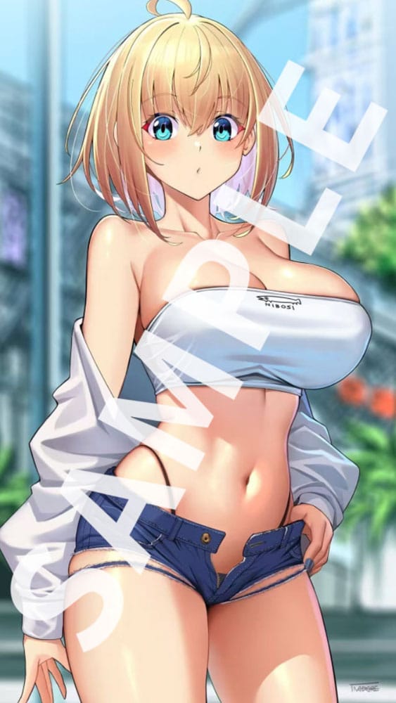Original Character PVC Statue 1/6 Sophia F. Shirring Tube Top Ver. Illustration by Nadare Takamine Illustration by Daefny Bonus Edition 26 cm Scalefiguren Yokina