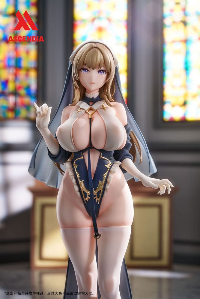 Original Character PVC Statuen 2er-Pack 1/6 Lily Nun & Emily Nurse Illustration by Chowbie 26 cm Scalefiguren Yokina