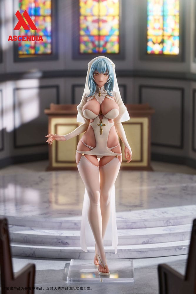 Original Character PVC Statuen 2er-Pack 1/6 Lily Nun & Emily Nurse Illustration by Chowbie 26 cm Scalefiguren Yokina