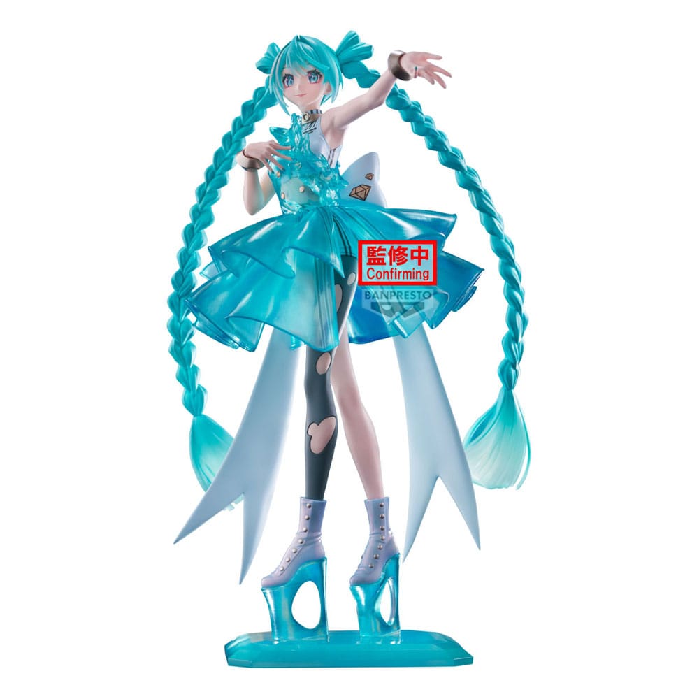 Hatsune Miku Clearluxe PVC Statue Emerald Gem 28 cm Prizefiguren Yokina