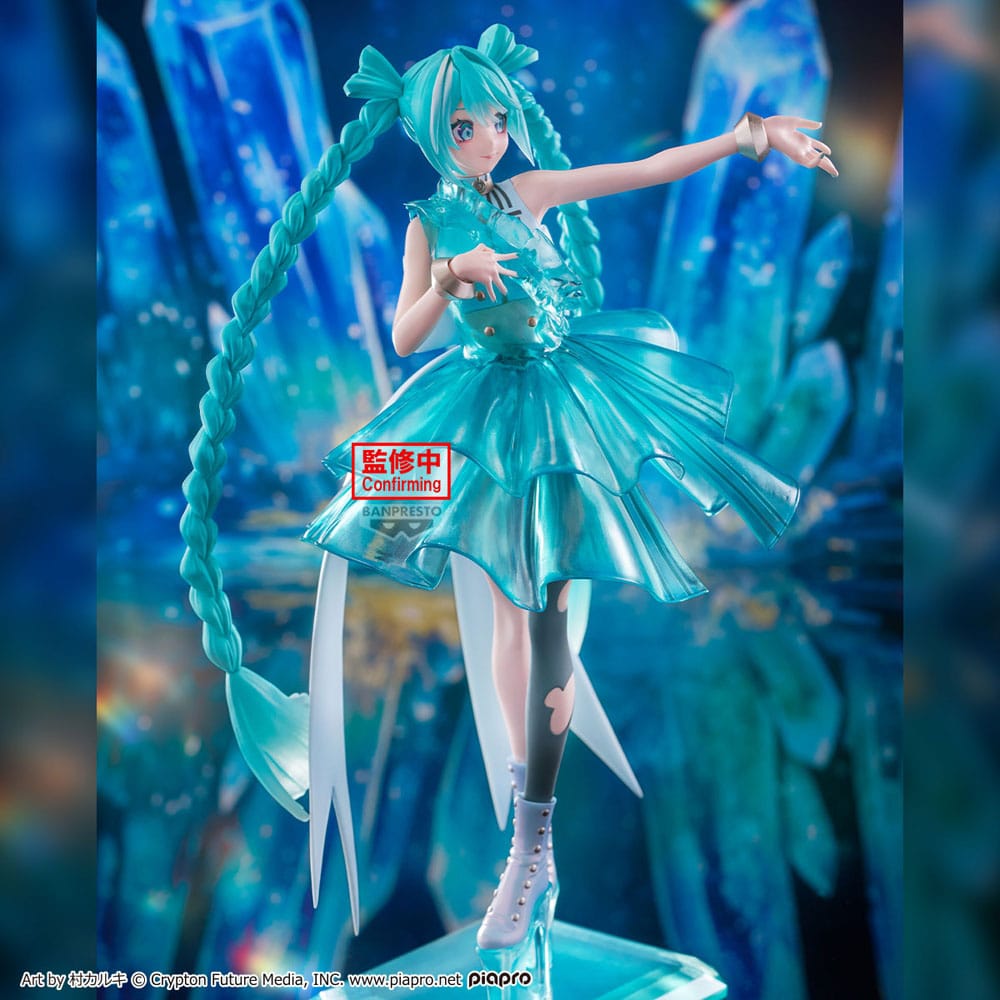 Hatsune Miku Clearluxe PVC Statue Emerald Gem 28 cm Prizefiguren Yokina