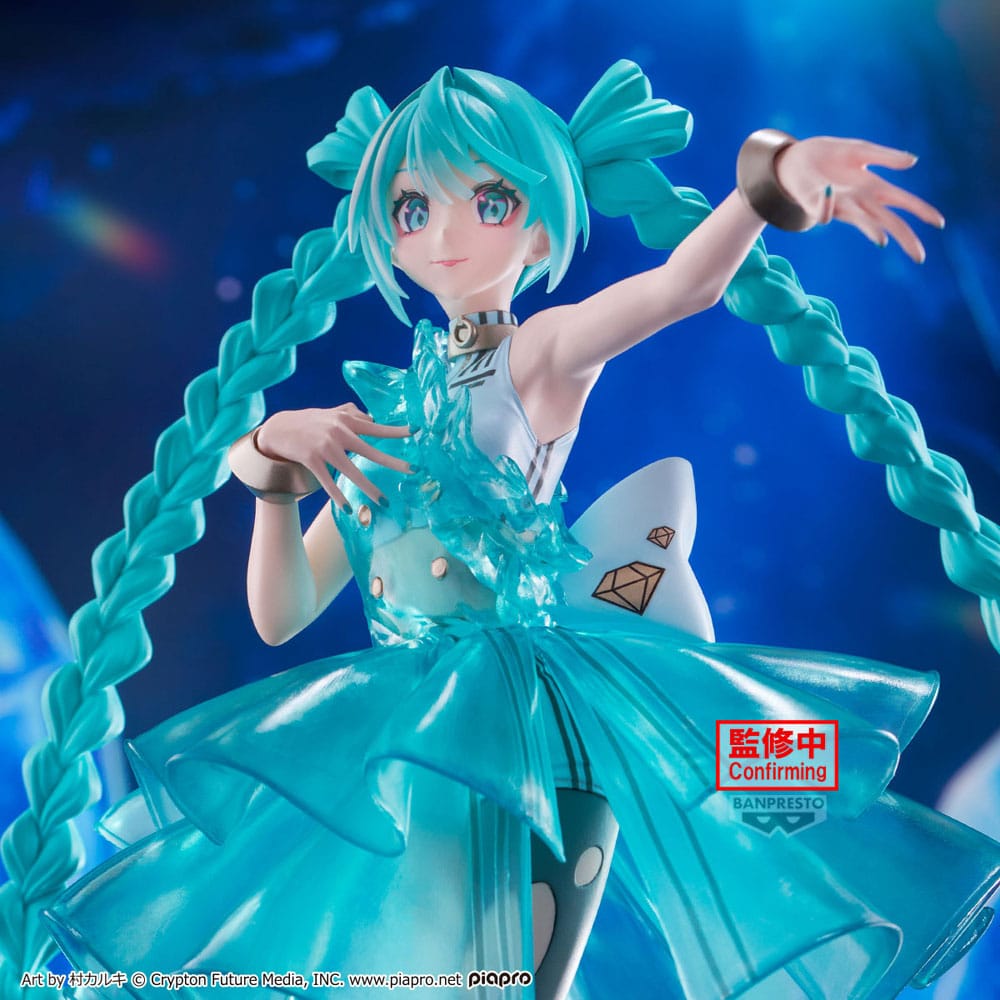 Hatsune Miku Clearluxe PVC Statue Emerald Gem 28 cm Prizefiguren Yokina
