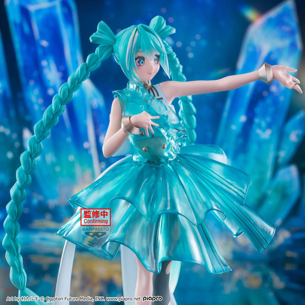 Hatsune Miku Clearluxe PVC Statue Emerald Gem 28 cm Prizefiguren Yokina