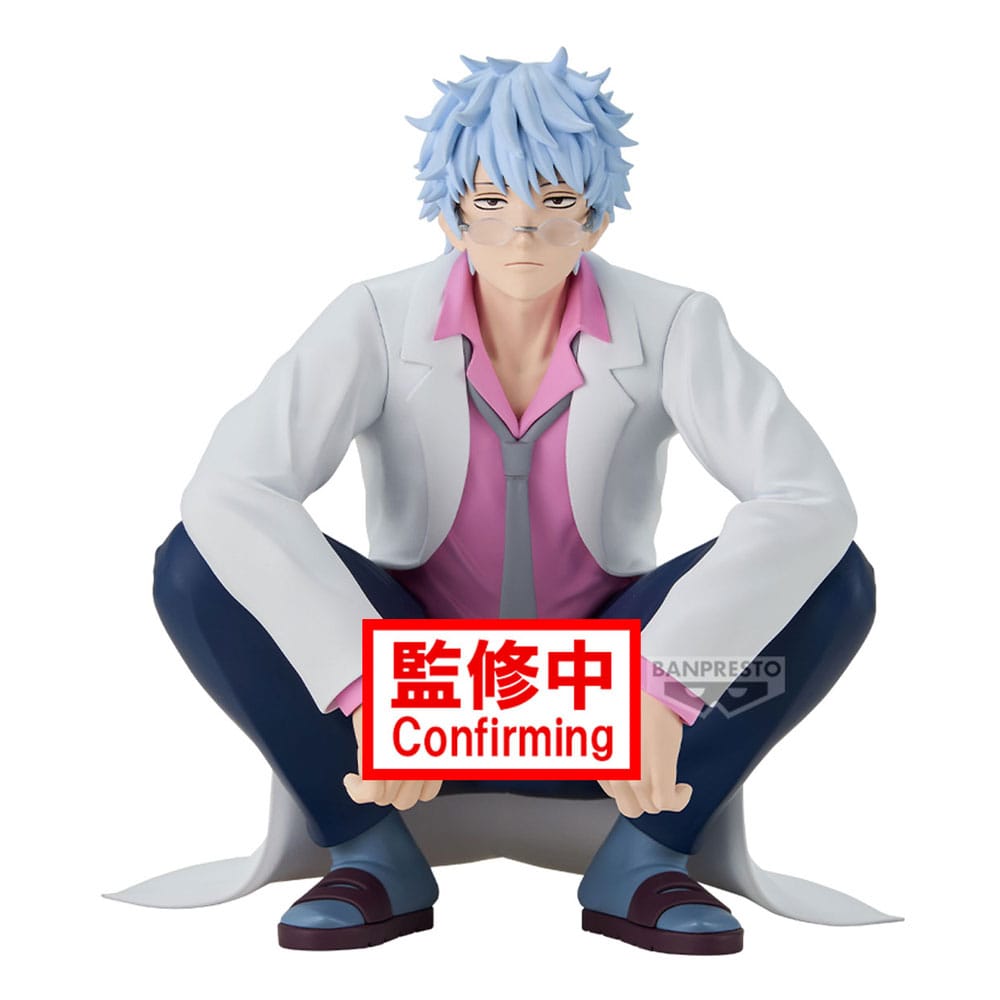 Gintama - Mr. Ginpachi's Zany Class Desk Figure PVC Statue Ginpachi Sakata 13 cm Prizefiguren Yokina