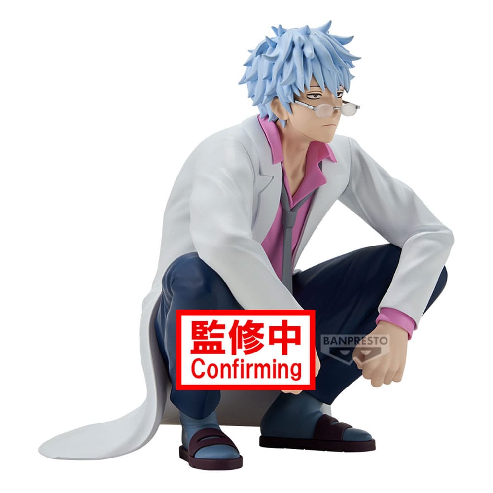 Gintama - Mr. Ginpachi's Zany Class Desk Figure PVC Statue Ginpachi Sakata 13 cm Prizefiguren Yokina