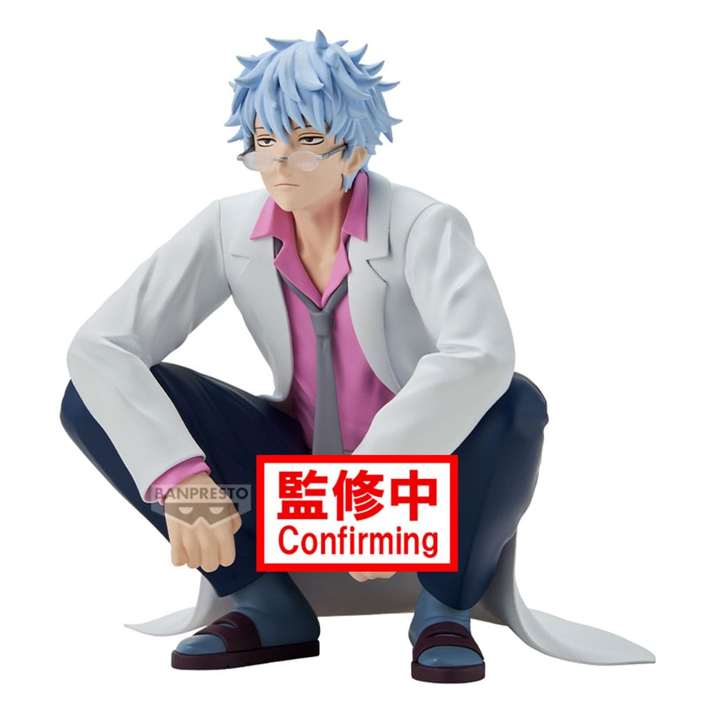 Gintama - Mr. Ginpachi's Zany Class Desk Figure PVC Statue Ginpachi Sakata 13 cm Prizefiguren Yokina