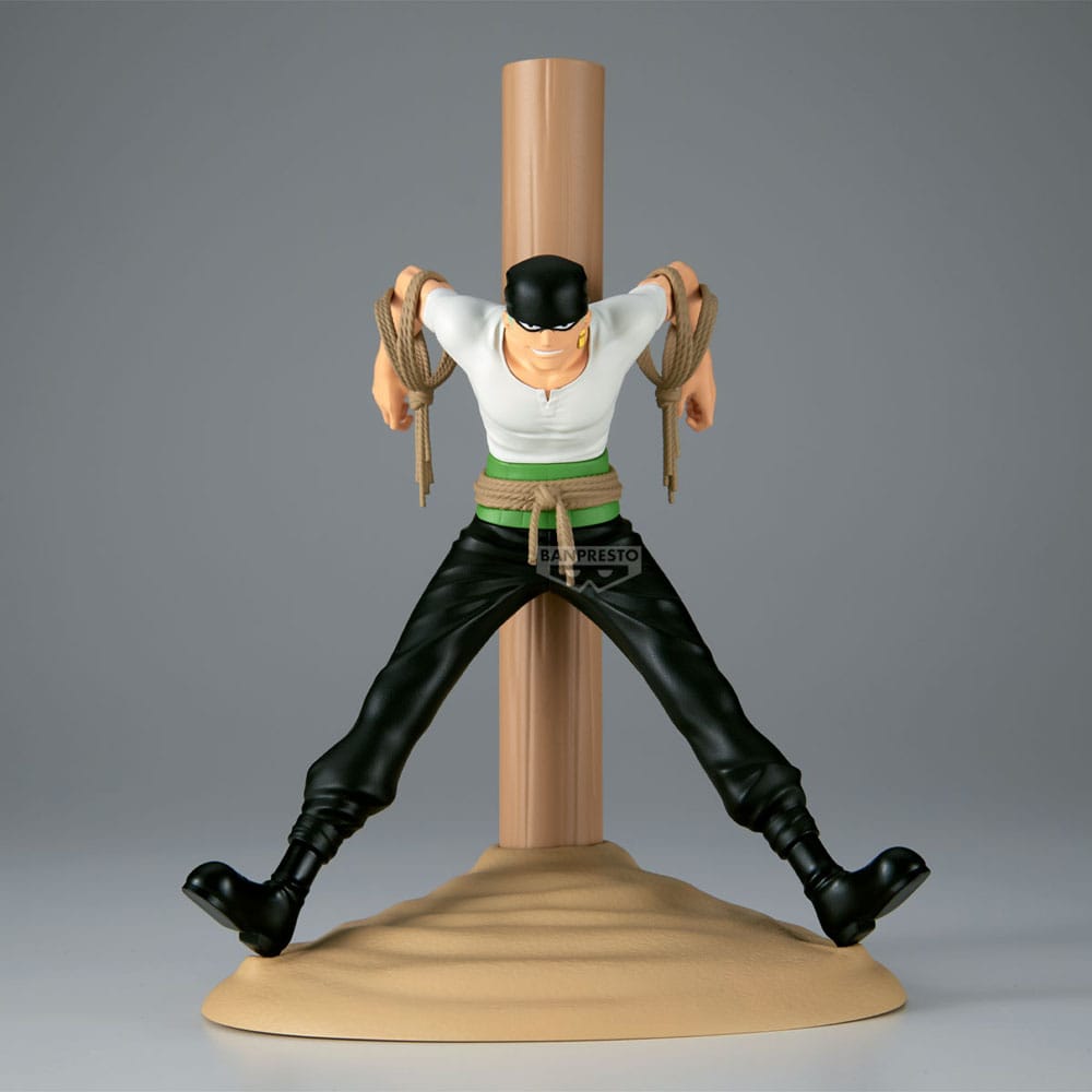 One Piece Figure Life PVC Statue Pirate Hunter Zoro 17 cm Prizefiguren Yokina