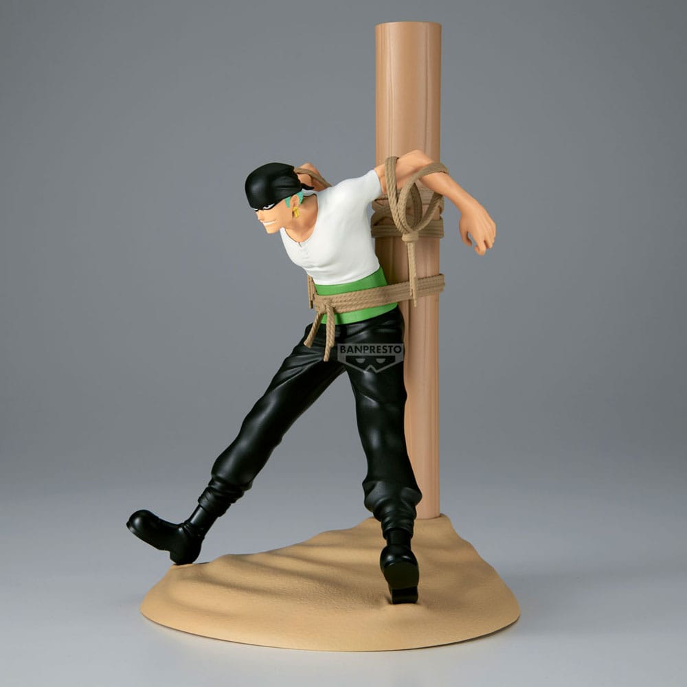 One Piece Figure Life PVC Statue Pirate Hunter Zoro 17 cm Prizefiguren Yokina