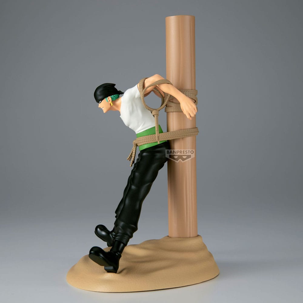 One Piece Figure Life PVC Statue Pirate Hunter Zoro 17 cm Prizefiguren Yokina