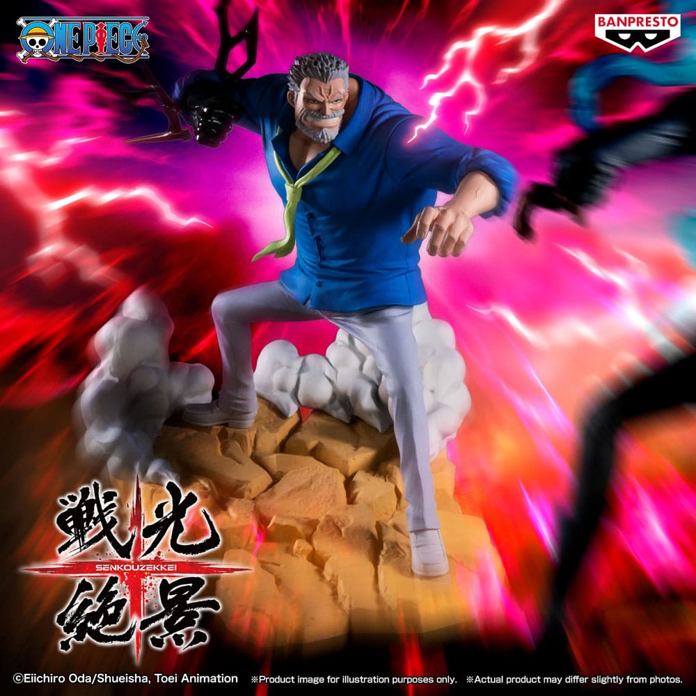 One Piece Senkozekkei PVC Statue Monkey D. Garp 19 cm Prizefiguren Yokina