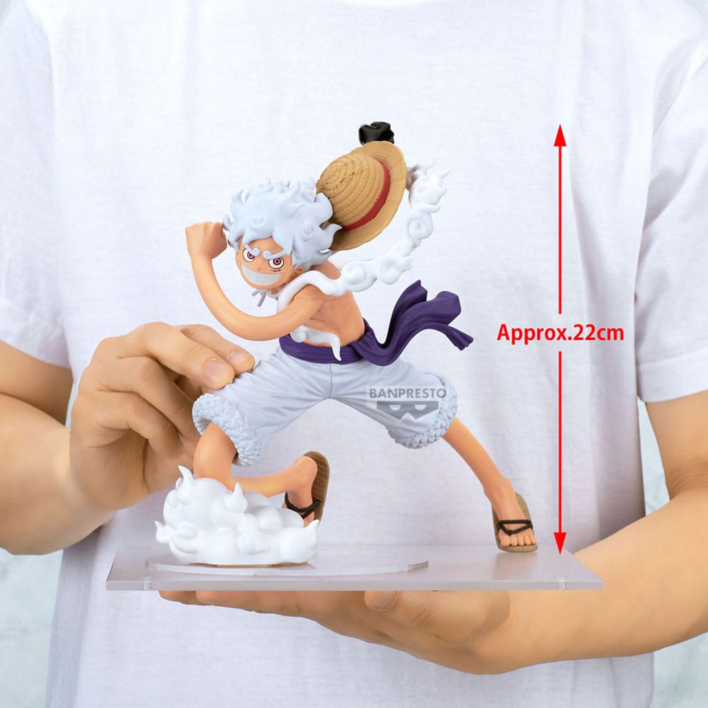 One Piece Grandista PVC Statue Monkey D. Luffy Gear 5 II 22 cm Prizefiguren Yokina