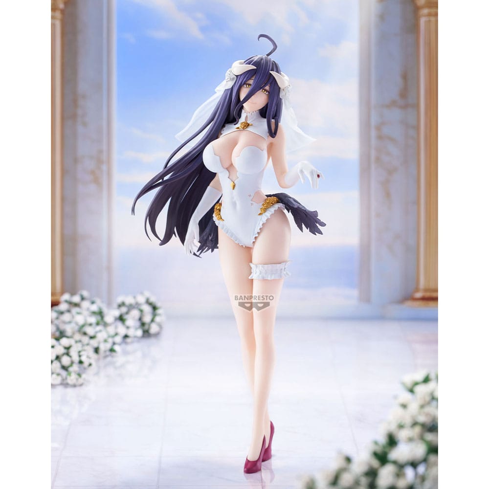 Overlord Glitter&Glamours PVC Statue Albedo Wedding Ver. 27 cm Prizefiguren Yokina