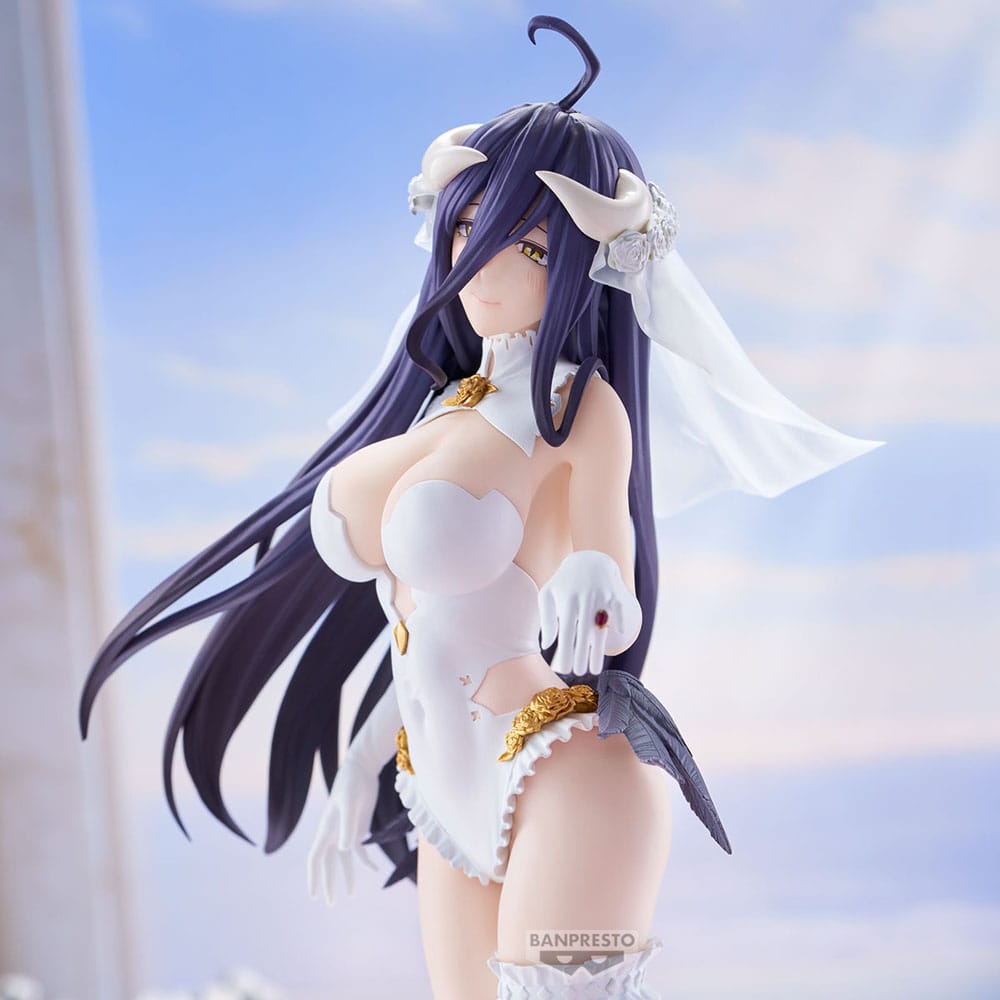 Overlord Glitter&Glamours PVC Statue Albedo Wedding Ver. 27 cm Prizefiguren Yokina