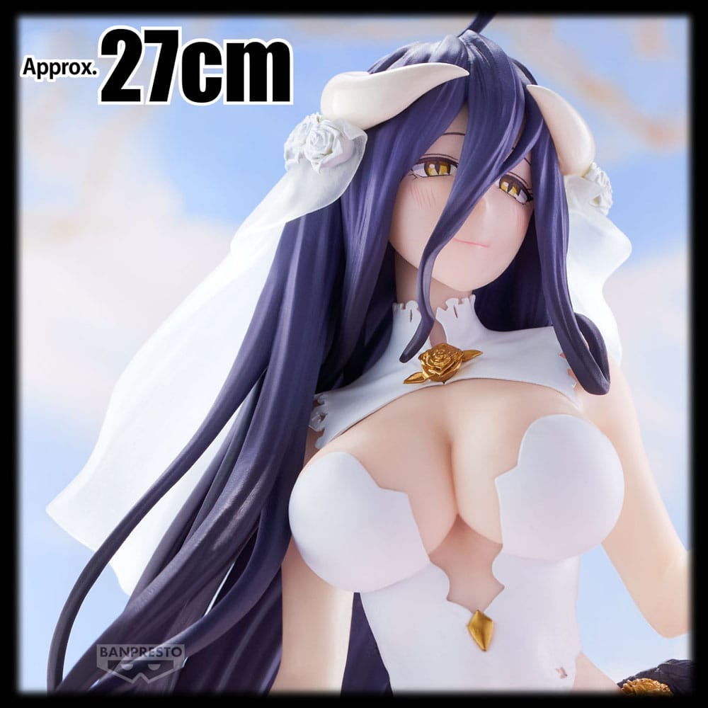 Overlord Glitter&Glamours PVC Statue Albedo Wedding Ver. 27 cm Prizefiguren Yokina