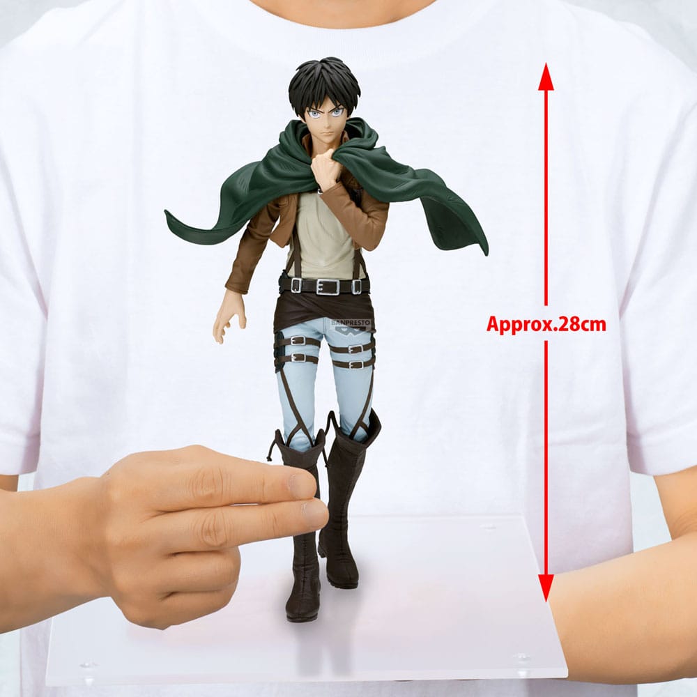 Attack On Titan Grandista PVC Statue Eren Yeager 28 cm Prizefiguren Yokina