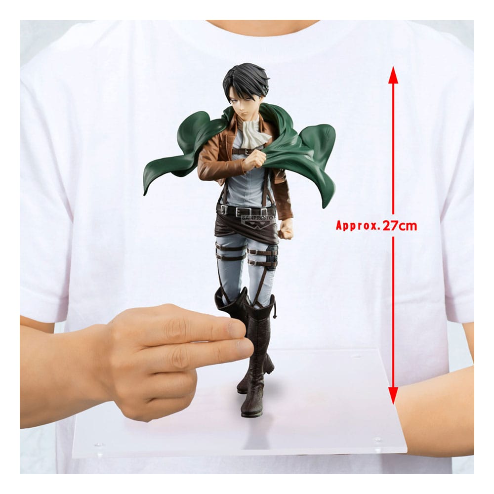 Attack On Titan Grandista PVC Statue Levi 27 cm Prizefiguren Yokina