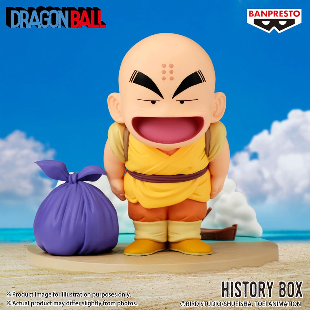 Dragon Ball History Box PVC Statue Krillin 10 cm Prizefiguren Yokina