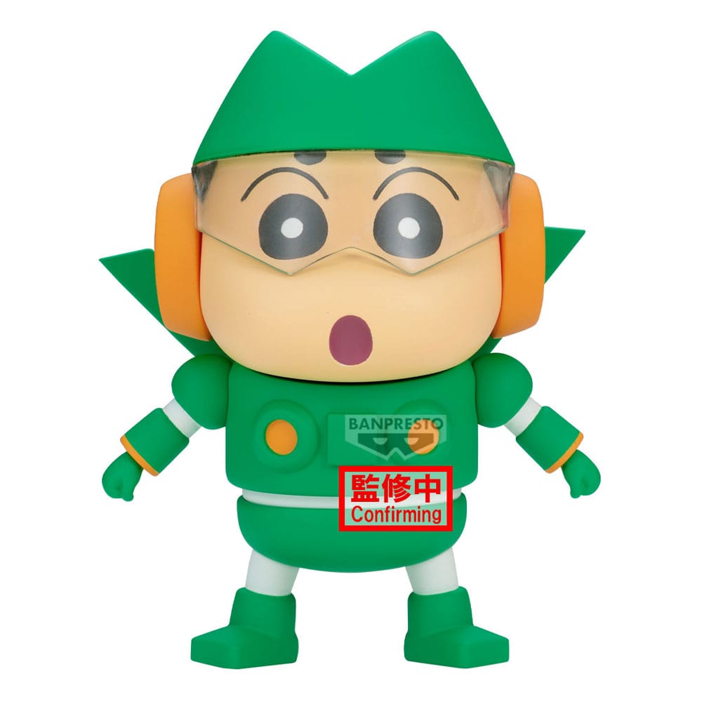 Crayon Shinchan Cosplay PVC Statue Kantam Robo Shinchan 12 cm Prizefiguren Yokina