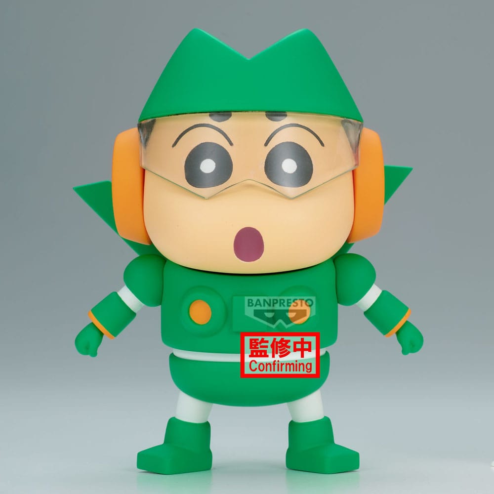 Crayon Shinchan Cosplay PVC Statue Kantam Robo Shinchan 12 cm Prizefiguren Yokina