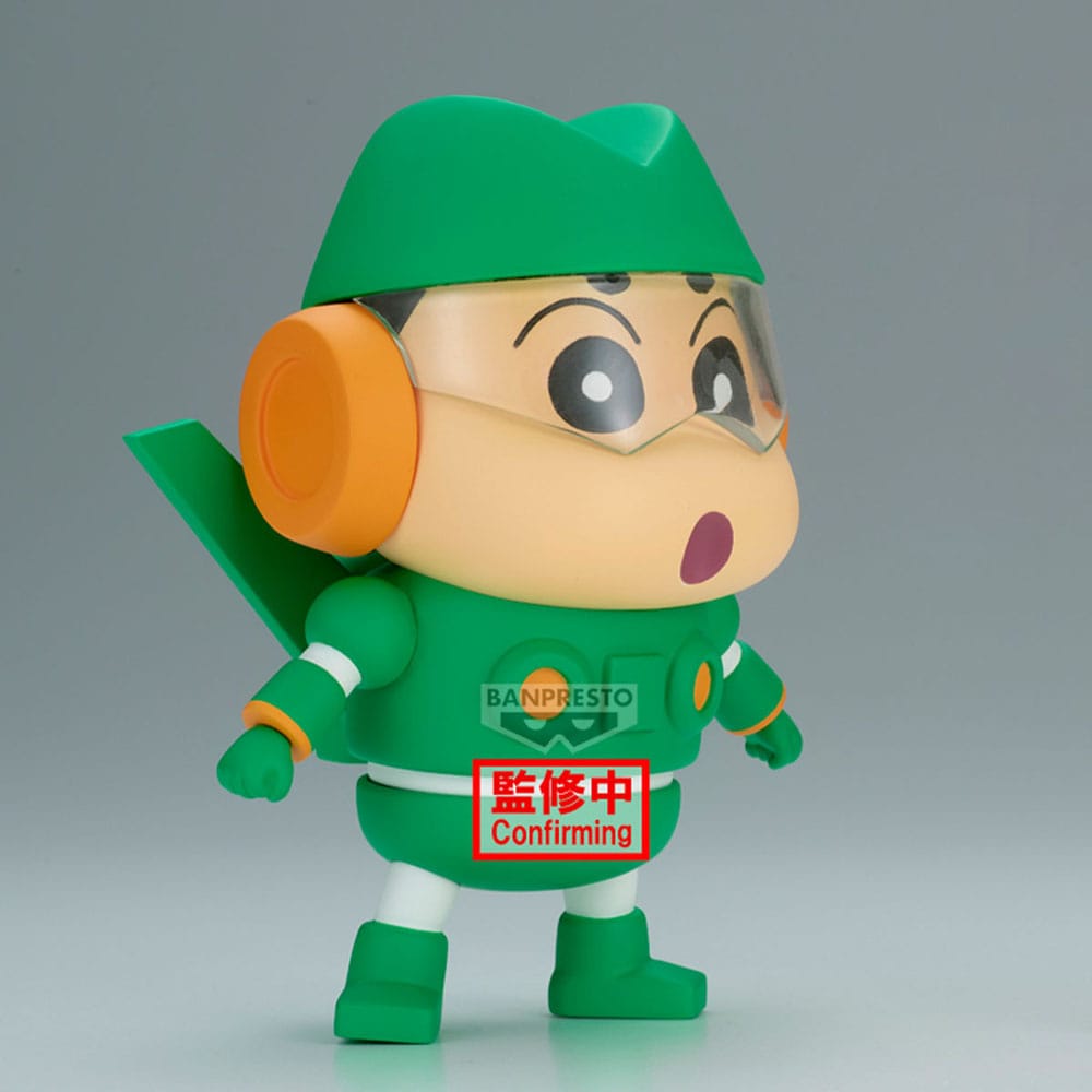Crayon Shinchan Cosplay PVC Statue Kantam Robo Shinchan 12 cm Prizefiguren Yokina