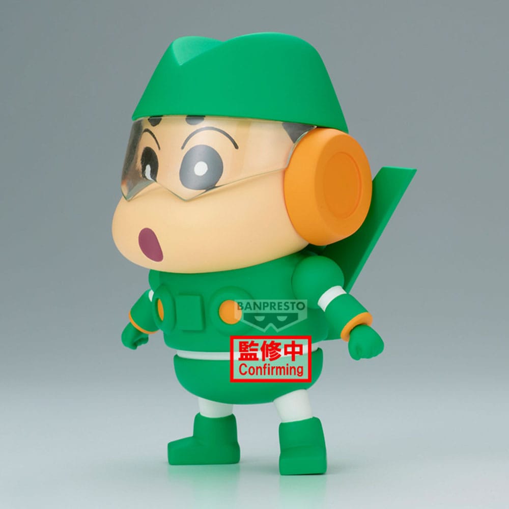 Crayon Shinchan Cosplay PVC Statue Kantam Robo Shinchan 12 cm Prizefiguren Yokina