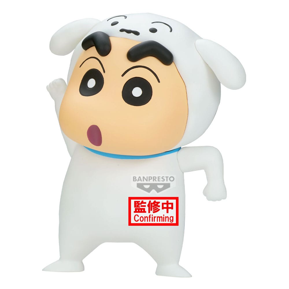 Crayon Shinchan Cosplay PVC Statue Shiro Shinchan 11 cm Prizefiguren Yokina