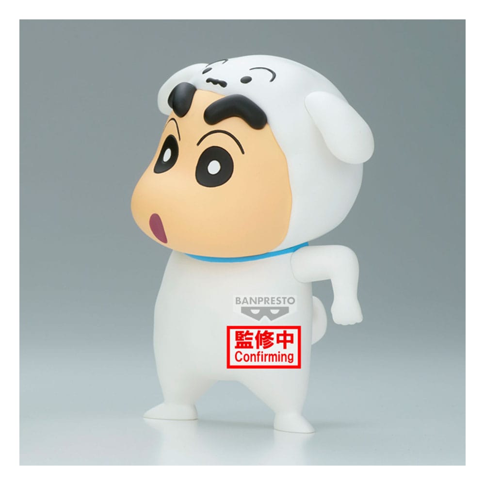 Crayon Shinchan Cosplay PVC Statue Shiro Shinchan 11 cm Prizefiguren Yokina