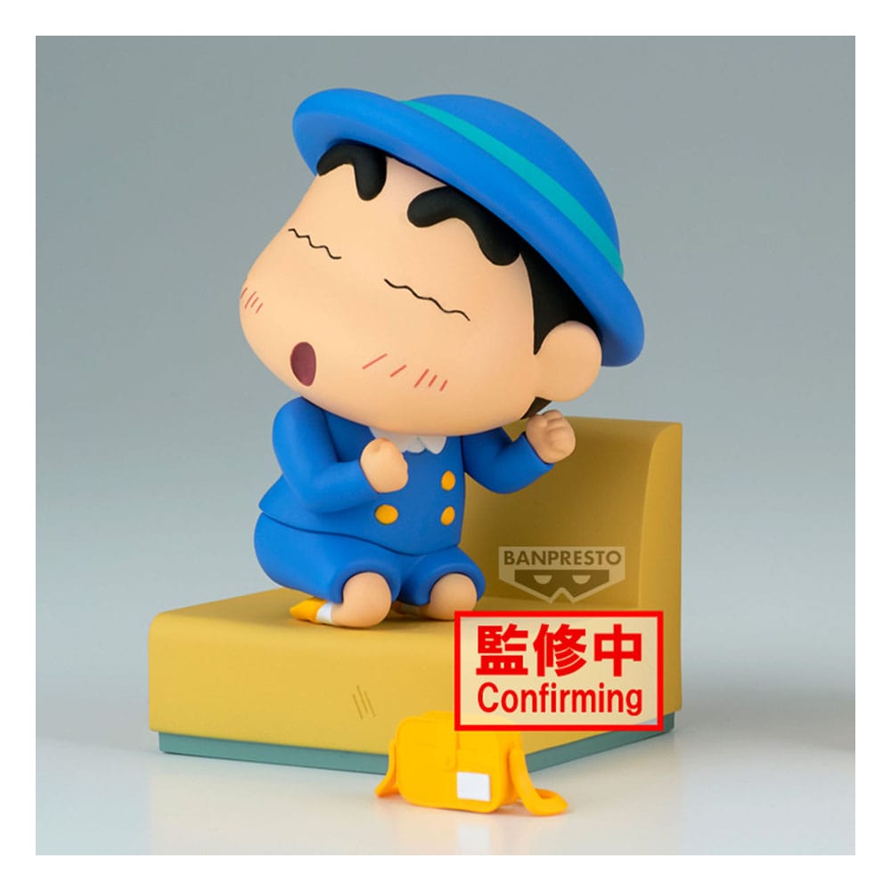 Crayon Shinchan PVC Statue Nakayoshi Memories Let's Go To Kindergarten With Nene-chan (A:Shinnosuke) 10 cm Prizefiguren Yokina