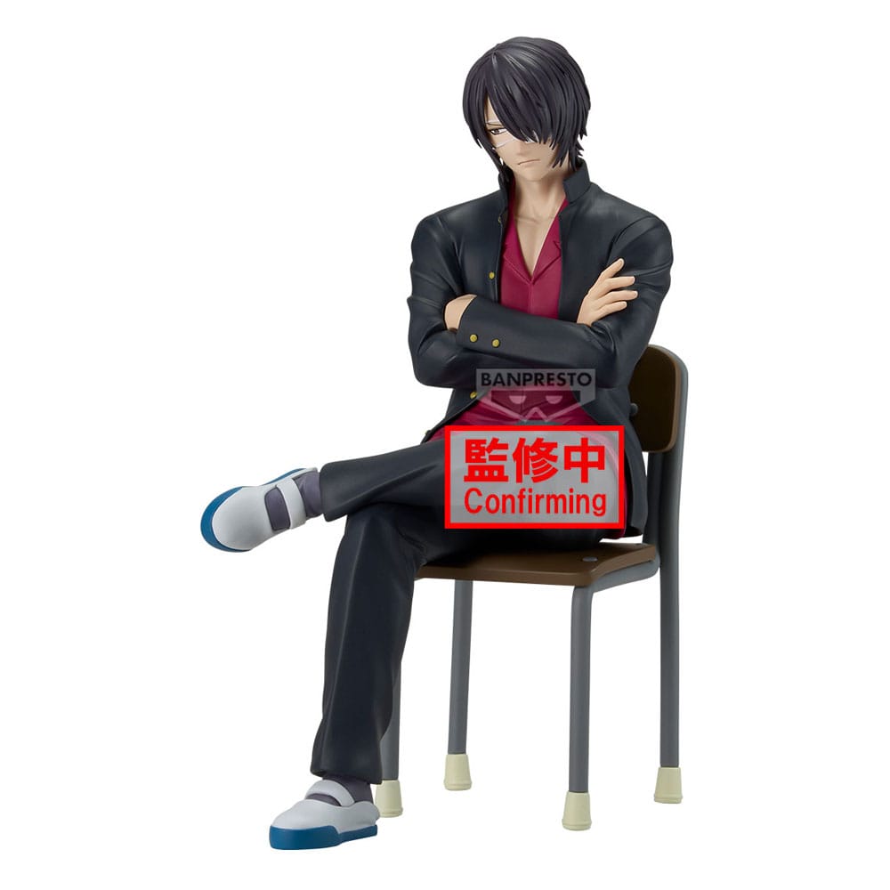 Gintama: Mr. Ginpachi's Zany Class Desk Figure PVC Statue Shinsuke Takasugi 15 cm Prizefiguren Yokina