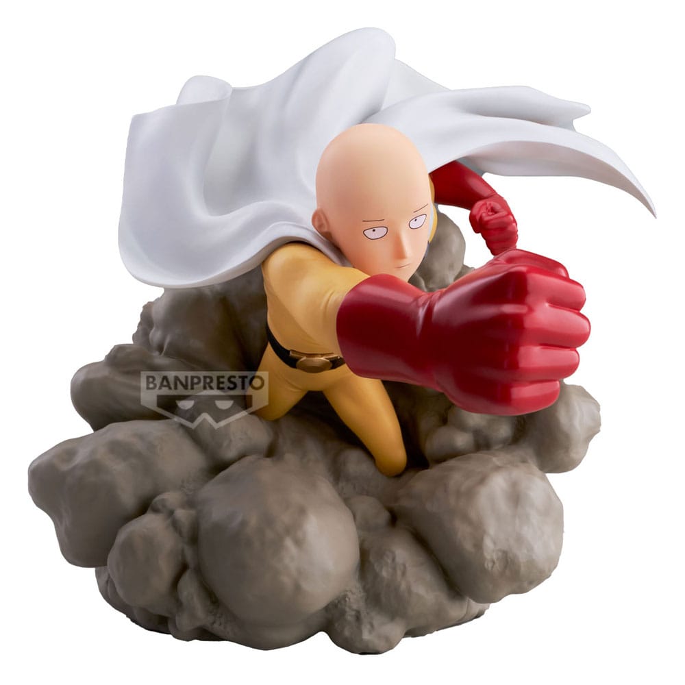 One-Punch Man Diorama PVC Statue Saitama 15 cm Prizefiguren Yokina