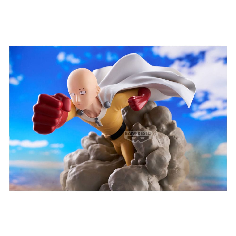 One-Punch Man Diorama PVC Statue Saitama 15 cm Prizefiguren Yokina