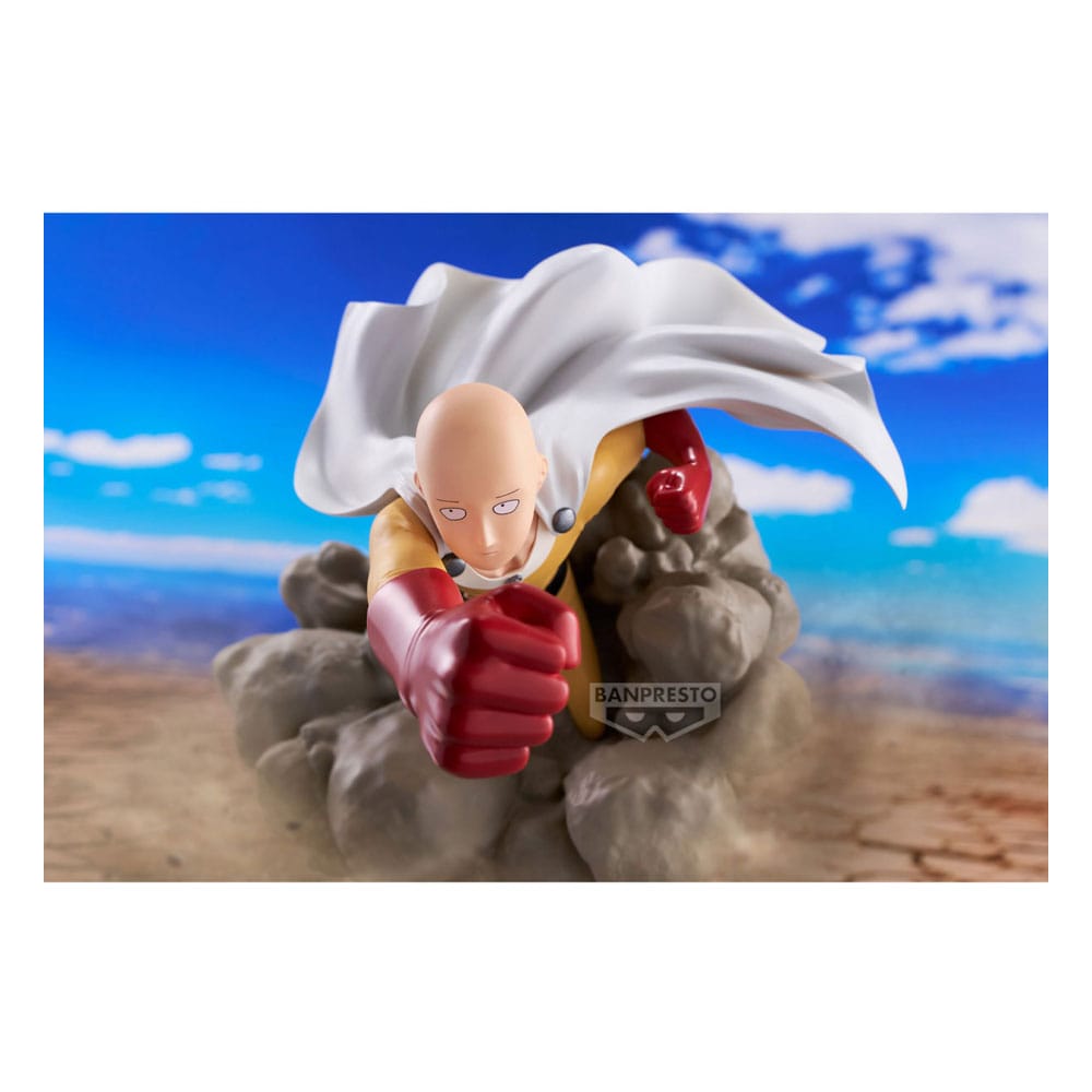 One-Punch Man Diorama PVC Statue Saitama 15 cm Prizefiguren Yokina