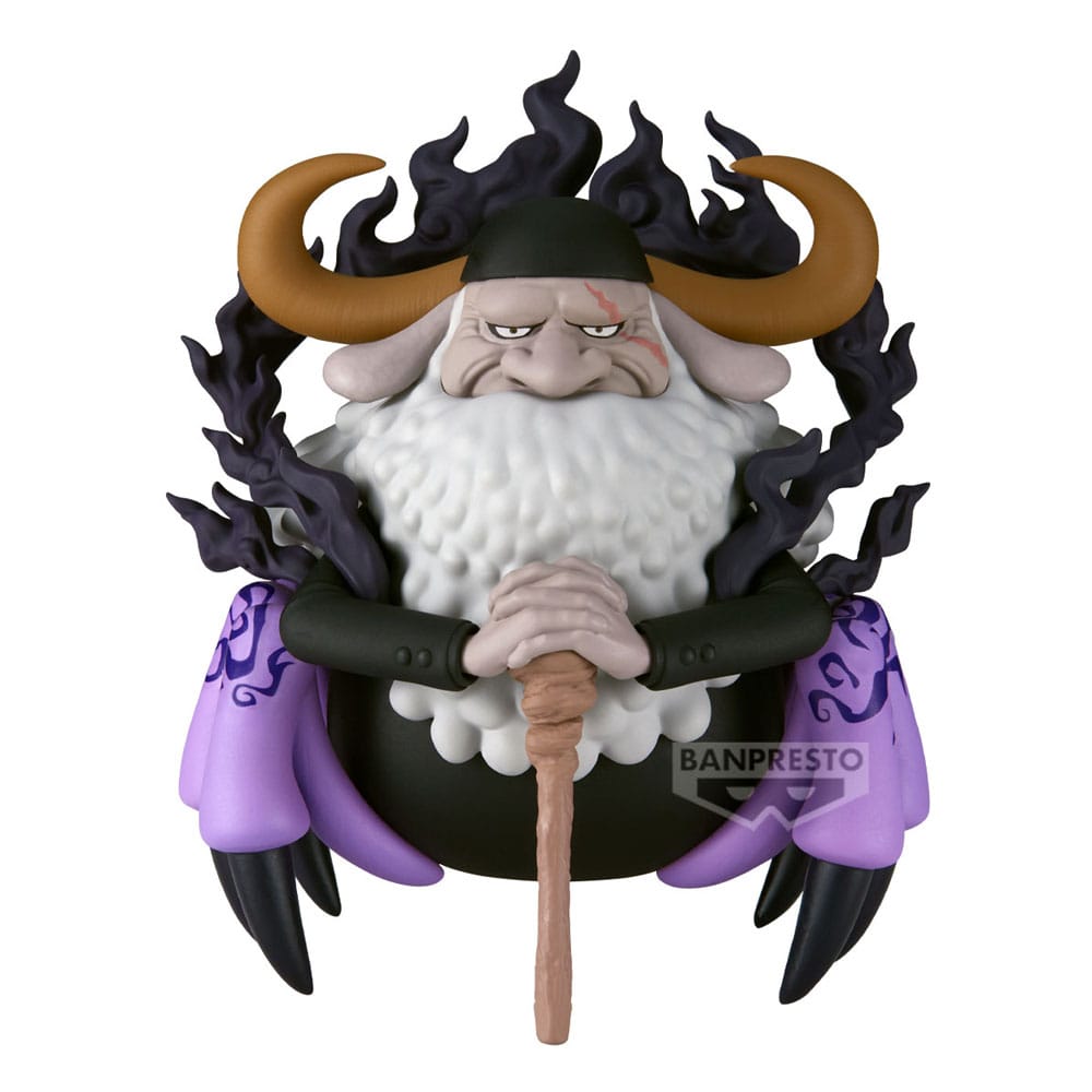 One Piece Mega World Collectable PVC Statue St. Jaygarcia Saturn 13 cm Prizefiguren Yokina