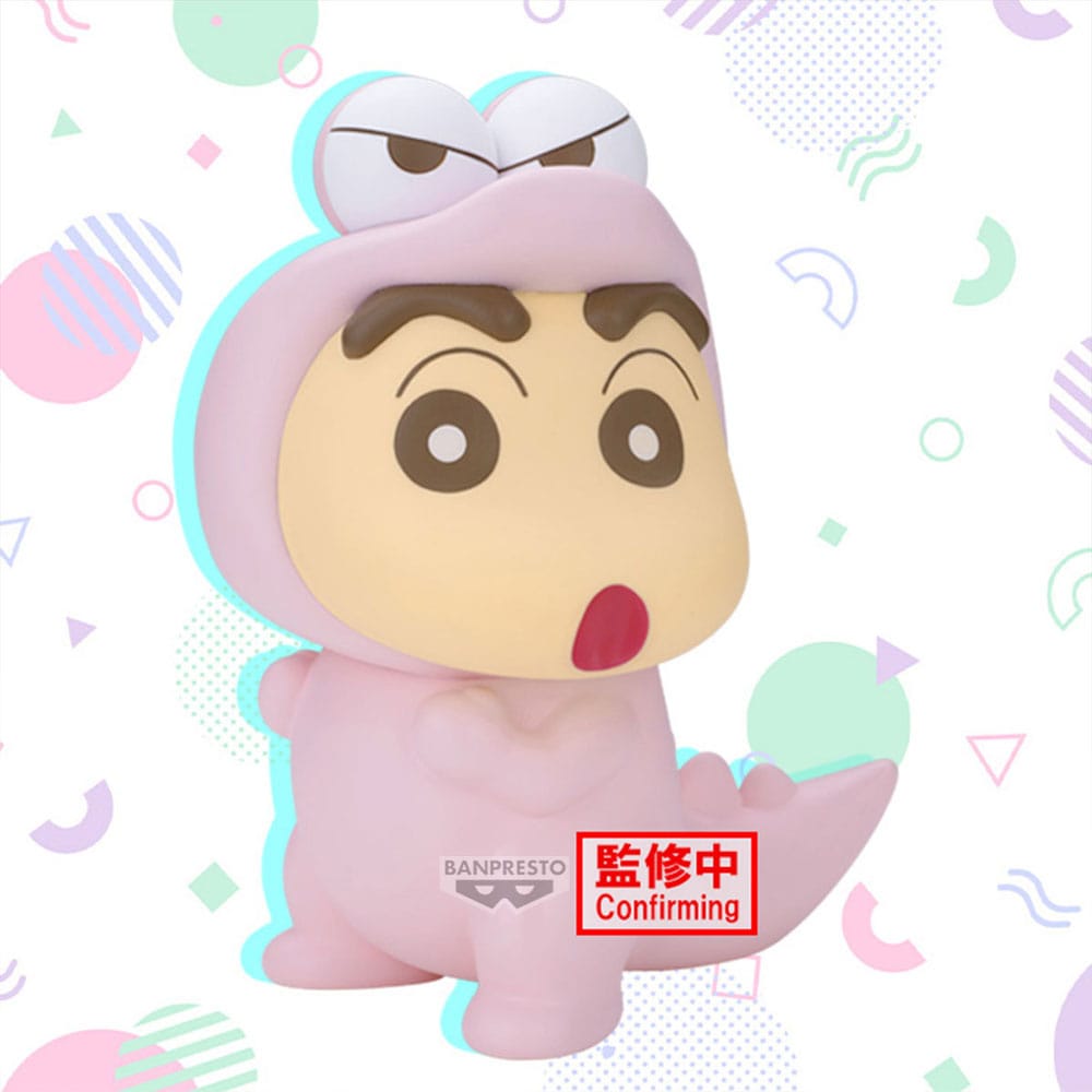 Crayon Shinchan Big Sofvimates PVC Statue Shinnosuke Nohara (Waniyamasan Ver.) Pastel Color Ver. 18 cm Prizefiguren Yokina