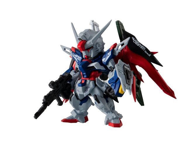 Gundam Seed Freedom: Gundam Converge Figur Destiny Gundam Spec II & Zeus Silhouette 12 cm Figmas Yokina
