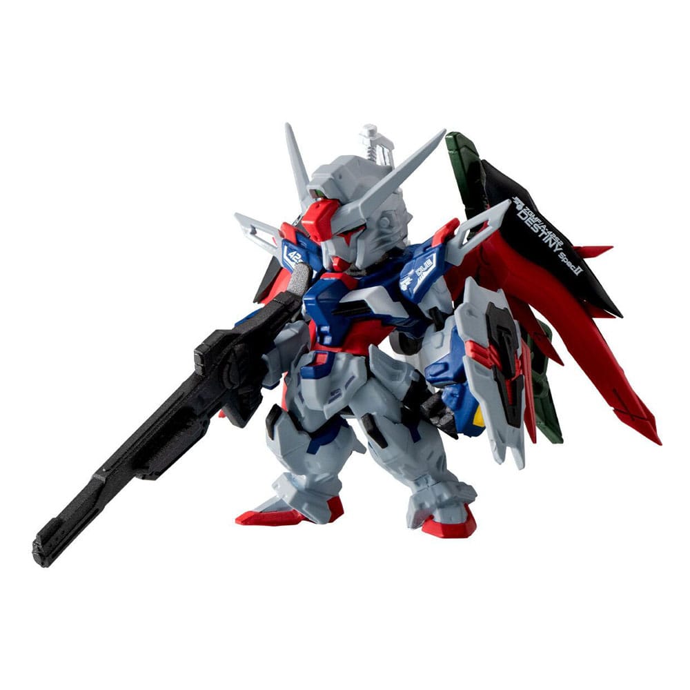 Gundam Seed Freedom: Gundam Converge Figur Destiny Gundam Spec II & Zeus Silhouette 12 cm Figmas Yokina