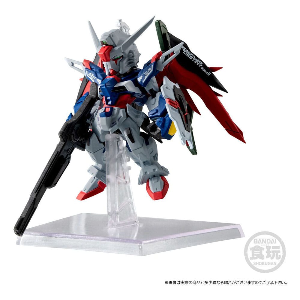 Gundam Seed Freedom: Gundam Converge Figur Destiny Gundam Spec II & Zeus Silhouette 12 cm Figmas Yokina