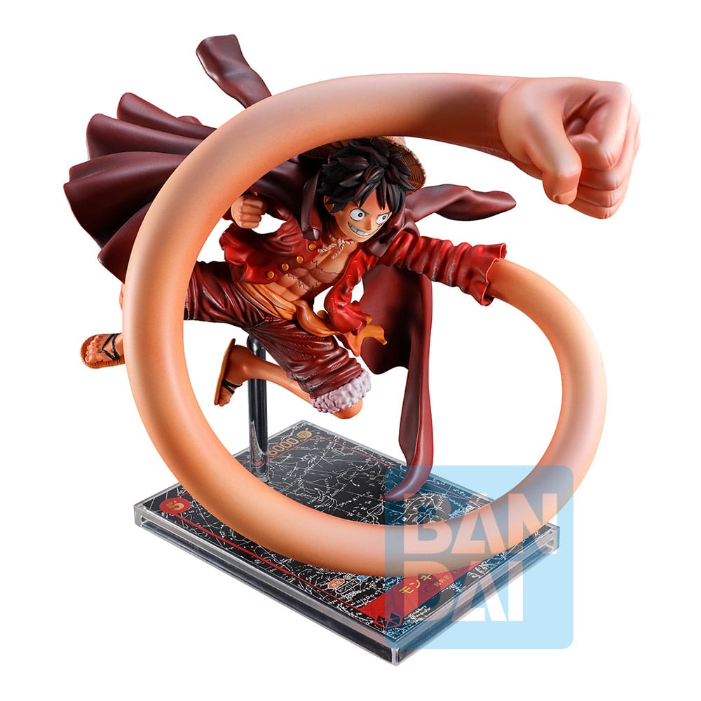 One Piece Card Game Ichibansho PVC Statue Monkey D. Ruffy 18 cm Prizefiguren Yokina