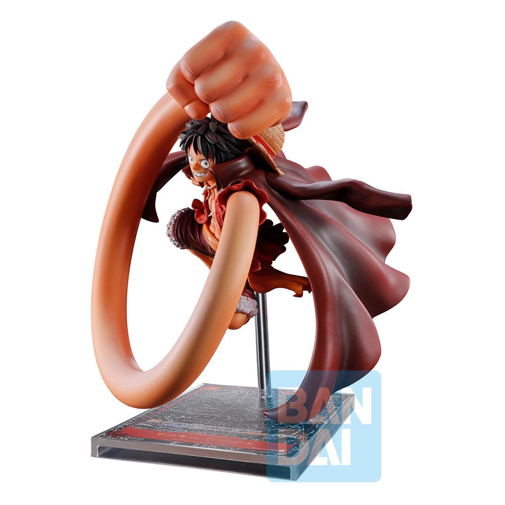 One Piece Card Game Ichibansho PVC Statue Monkey D. Ruffy 18 cm Prizefiguren Yokina