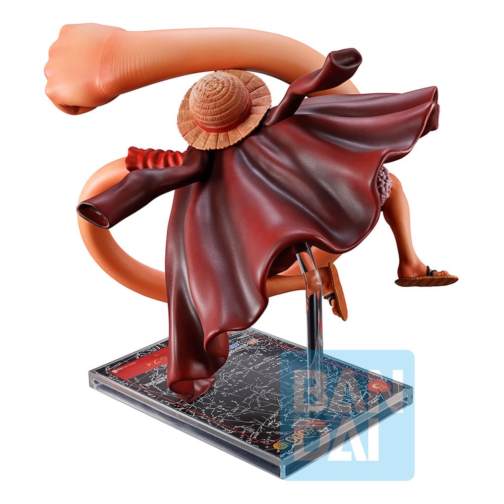 One Piece Card Game Ichibansho PVC Statue Monkey D. Ruffy 18 cm Prizefiguren Yokina