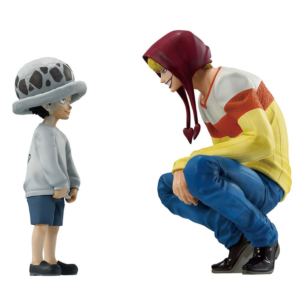 One Piece Ichibansho PVC Statue Trafalgar Law & Corazon (The Unbreakable Law) 24 cm Prizefiguren Yokina