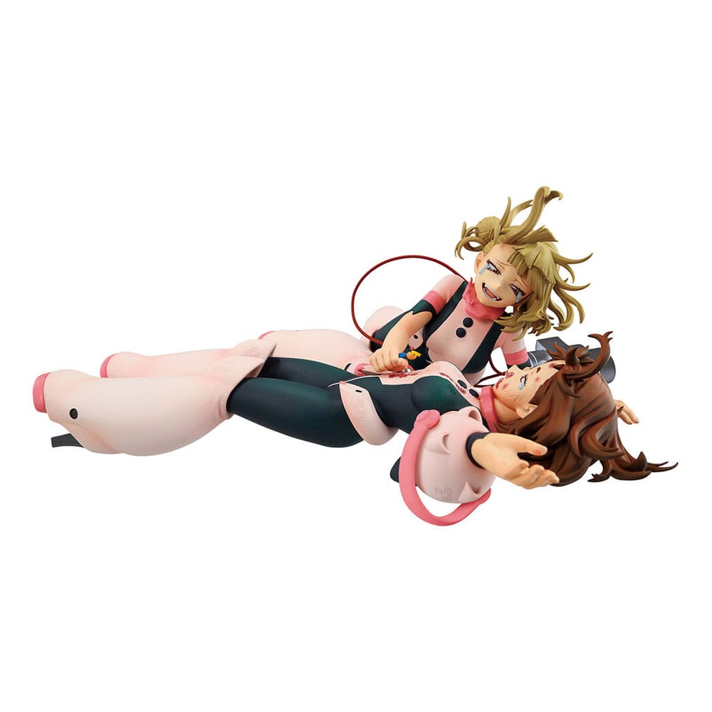 My Hero Academia Ichibansho PVC Statue Ochaco Uraraka Vs Himiko Toga (On Top Of Happiness) 18 cm Prizefiguren Yokina