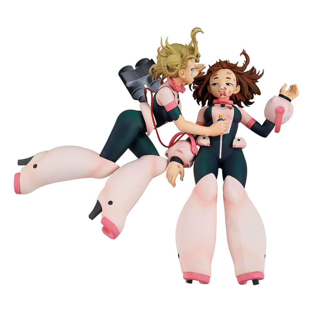 My Hero Academia Ichibansho PVC Statue Ochaco Uraraka Vs Himiko Toga (On Top Of Happiness) 18 cm Prizefiguren Yokina