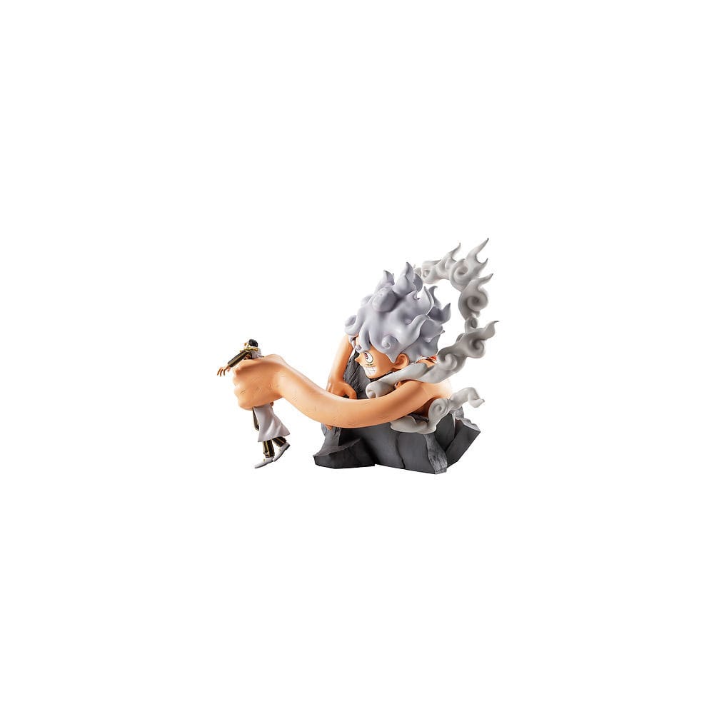 One Piece Burst of Energy Collection Ichibansho PVC Statue Monkey D Luffy Gear 5 vs Borsalino 20 cm Prizefiguren Yokina
