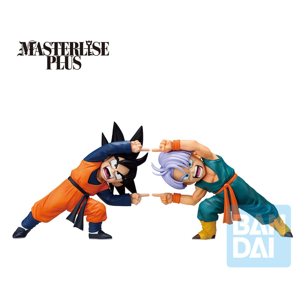 Dragon Ball Z Battle of the Super Saiyan Ichibansho Masterlise PVC Statue Son Goten & Trunks 9 cm Prizefiguren Yokina