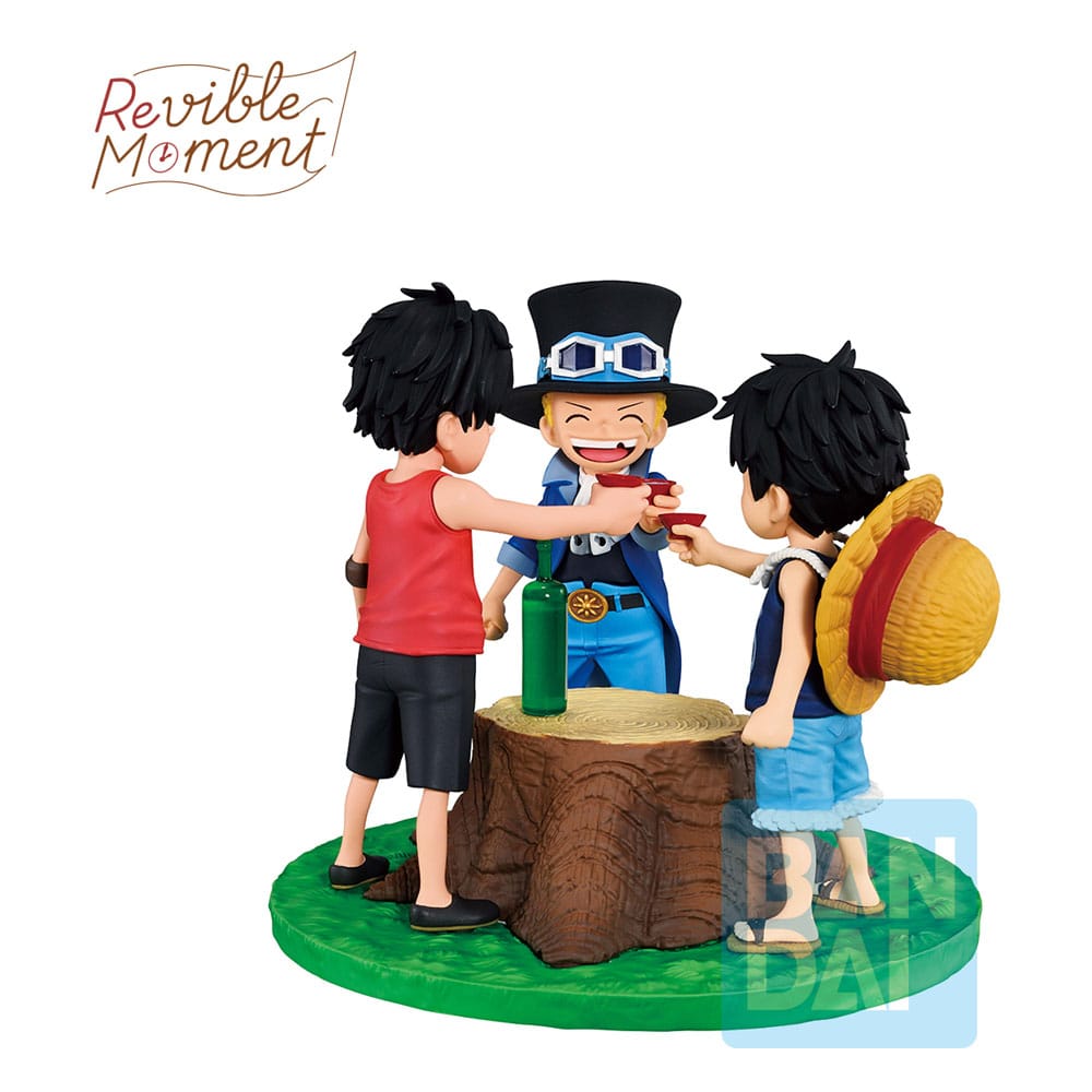 One Piece Dramatic Memories Ichibansho PVC Statue Ace & Sabo & Luffy 10 cm Prizefiguren Yokina
